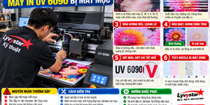 Máy In UV 6090 Không Phun Mực, Mất Màu: Cách Khoanh Vùng Lỗi