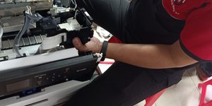 [TOP 1 ] Sửa chữa máy in Epson L1800 in màu khổ A3 bi hư MÔ TƠ