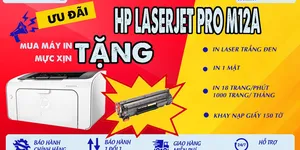 Dòng máy in HP M12A là dòng đơn năng hiện này rẻ nhất và nạp mực siêu rẻ không kén mực