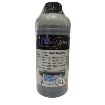 Mực Ink Super 1 lít (Màu Đen Matte) máy in HP khổ A0