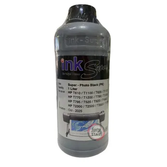 Mực Ink Super 1 lít (Màu Đen Photo) máy in HP khổ A0