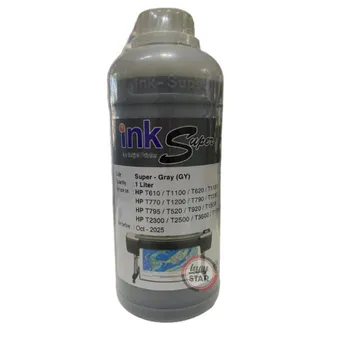 Mực Ink Super 1 lít (Màu Xám) máy in HP khổ A0