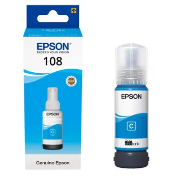 Mực in Epson 108 Cyan (C13T09C24A) chính hãng