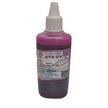 Mực nước màu đỏ nhạt DYE UV 100ml