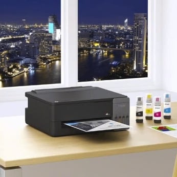 Máy in phun màu chỉ in A4 một mặt  Epson Eco Tank L1310 