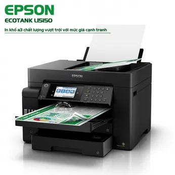 Máy in Epson Ecotank L15150 Khổ Giấy A3 - In Phun 4 Màu - Mực Pigment