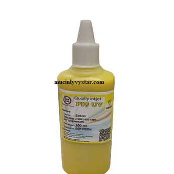 Mực dầu vàng Pigment UV 100ml