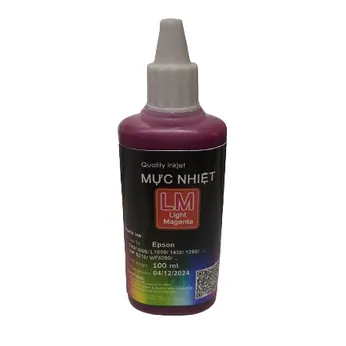 Mực nhiệt màu đỏ nhạt Inkjet Ink 100ml