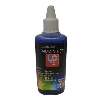 Mực nhiệt màu xanh nhạt Inkjet Ink 100ml