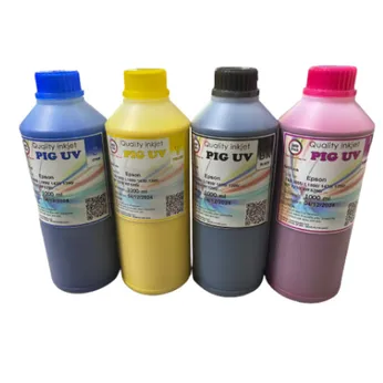 Mực dầu 1 bộ 4 màu 1000ml (Đen/đỏ/vàng/xanh)