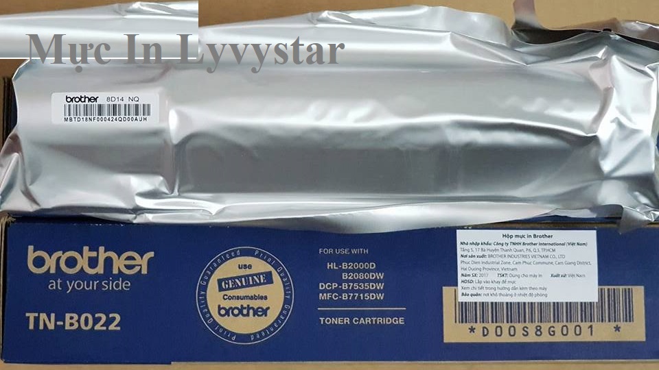 Mực in Brother TN-B022 chính hãng. Mực in Brother TN-B022 chính hãng.