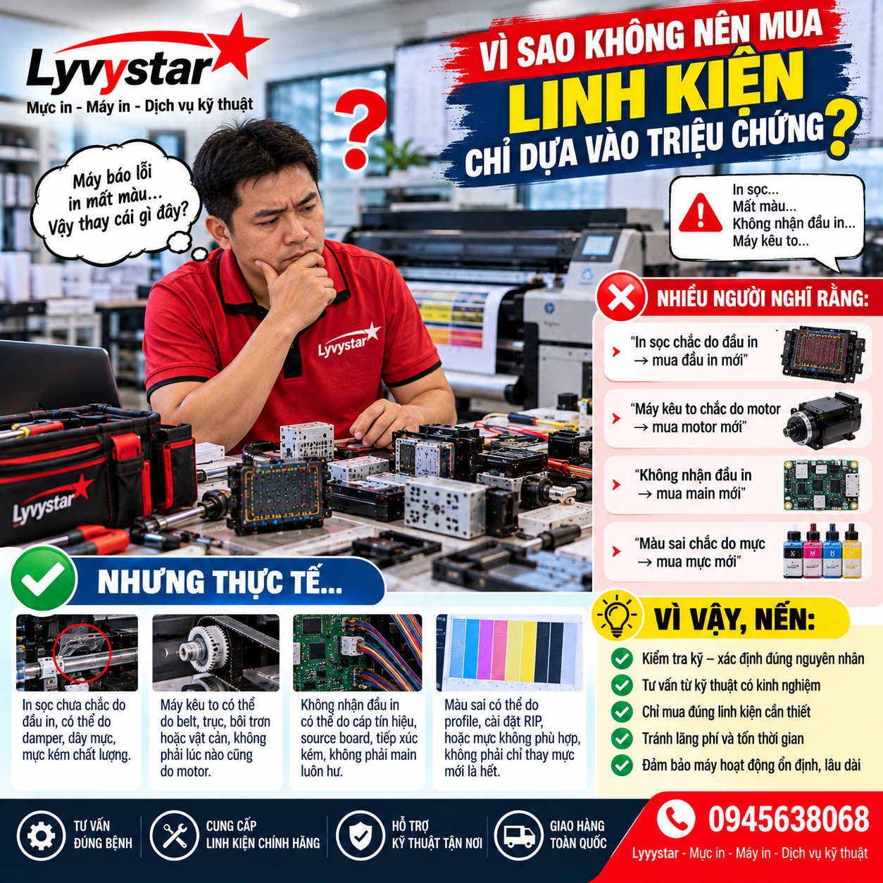 Vì sao không nên mua linh kiện chỉ dựa vào triệu chứng? Vì sao không nên mua linh kiện chỉ dựa vào triệu chứng?
