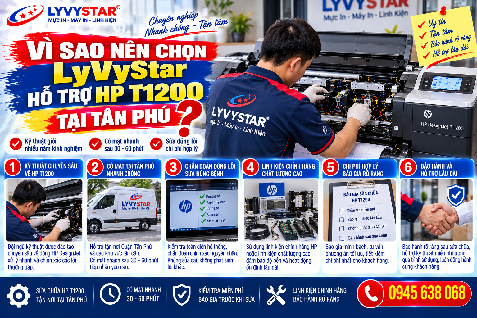 Vì Sao Nên Chọn LyVyStar Hỗ Trợ HP T1200 Tại Tân Phú? Vì Sao Nên Chọn LyVyStar Hỗ Trợ HP T1200 Tại Tân Phú?