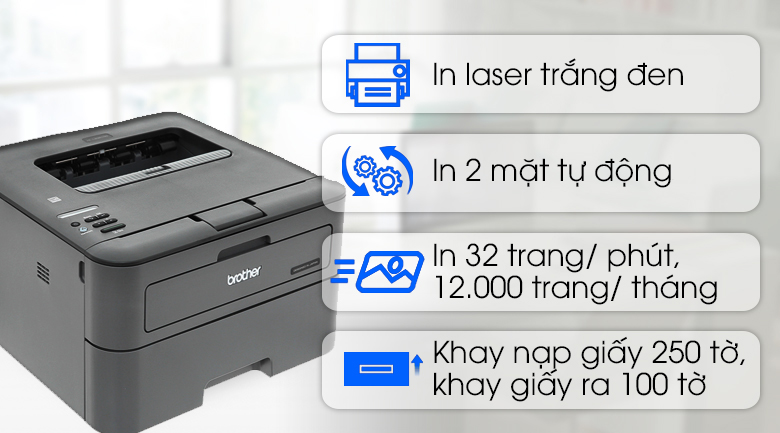 Máy in Brother HL-L2361DN Duplex , Network , Laser trắng đen Máy in Brother HL-L2361DN Duplex , Network , Laser trắng đen