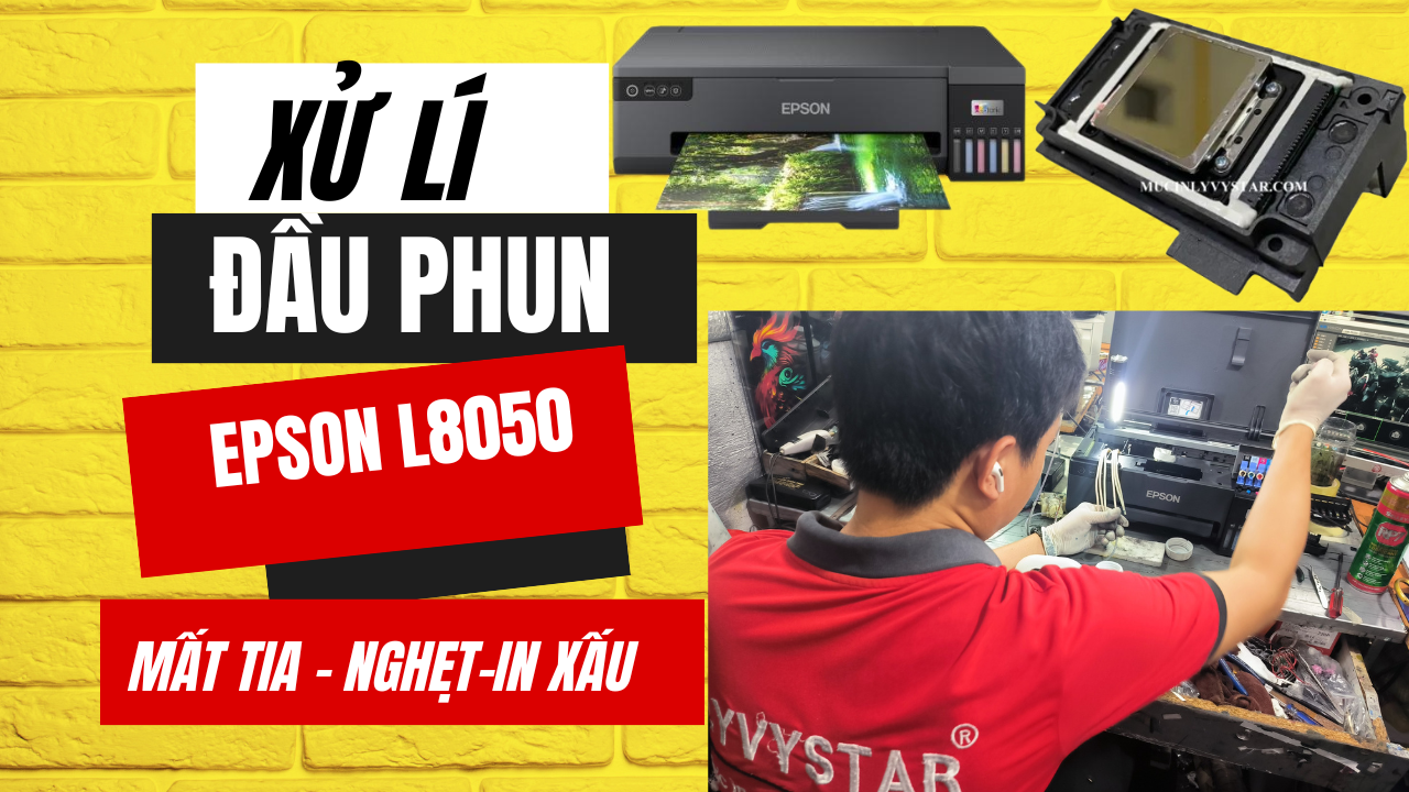 Xử lí đầu phun Epson L8050 bị nghẹt tia in mờ nhạt tại nhà Xử lí đầu phun Epson L8050 bị nghẹt tia in mờ nhạt tại nhà