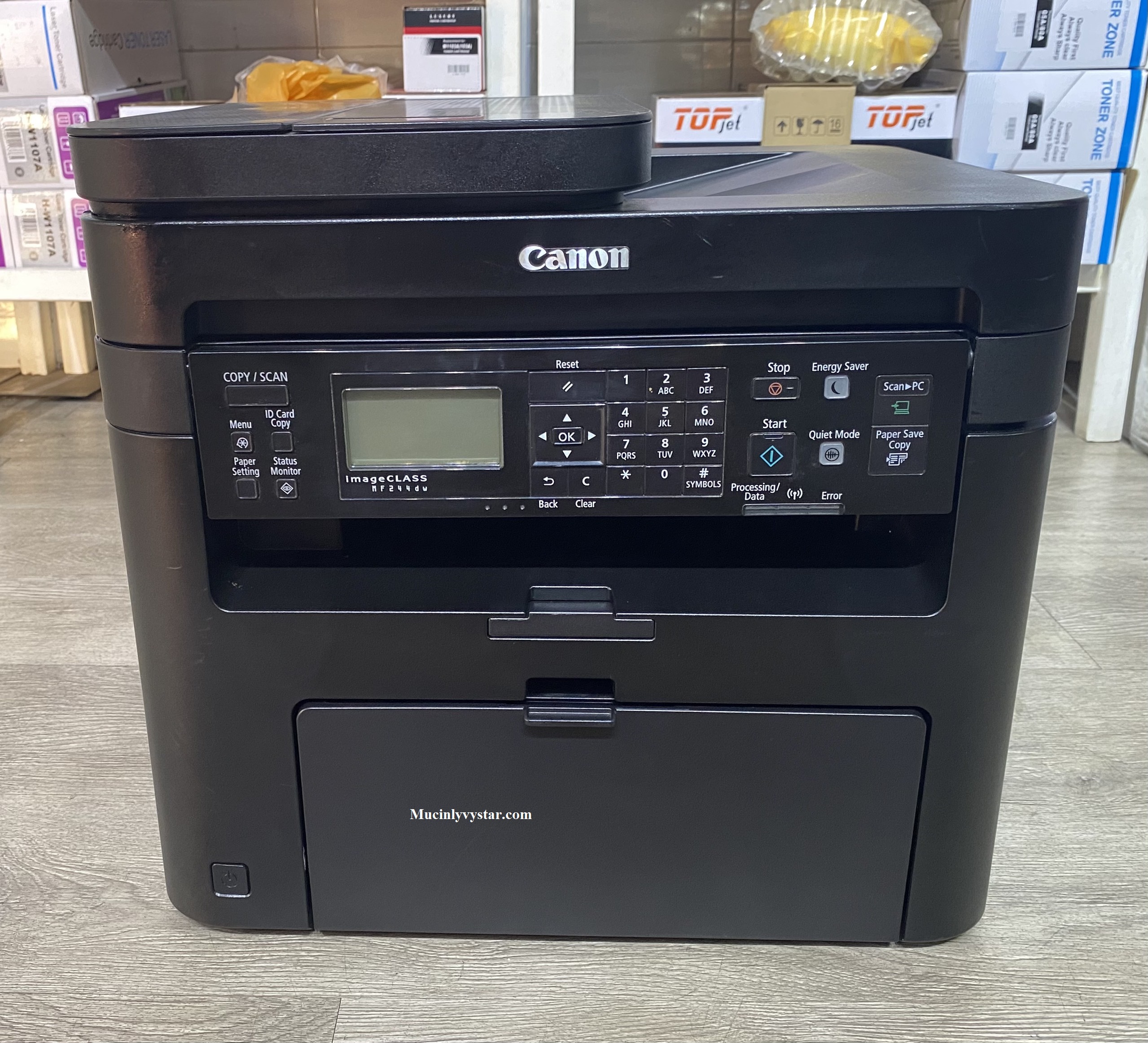 Máy in Canon MF244DW cũ (In - Scan - Copy - Duplex - ADF - Wifi),may in canon mf244dw cu in scan copy duplex adf wifi Máy in Canon MF244DW cũ (In - Scan - Copy - Duplex - ADF - Wifi),may in canon mf244dw cu in scan copy duplex adf wifi