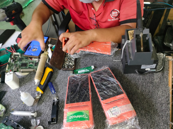 trục con lăn máy POS cầm tay SUNMI trục con lăn máy POS cầm tay SUNMI