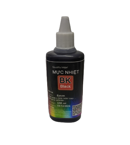 Mực nhiệt màu đen Inkjet Ink 100ml Mực nhiệt màu đen Inkjet Ink 100ml