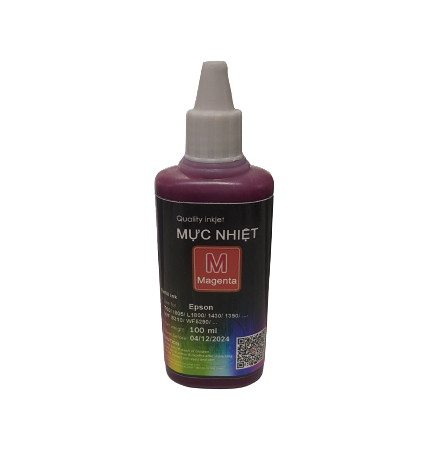 Mực nhiệt màu đỏ Inkjet Ink 100ml Mực nhiệt màu đỏ Inkjet Ink 100ml