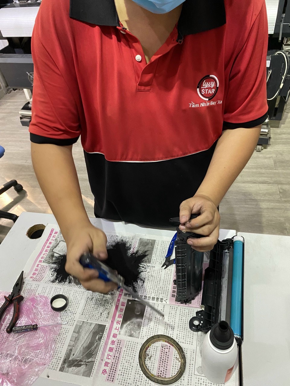 Dịch vụ thay mực máy in Canon MF275DW Dịch vụ thay mực máy in Canon MF275DW