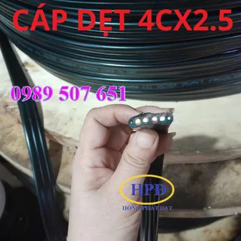 Dây cáp điện dẹp cầu trục 4Cx2.5