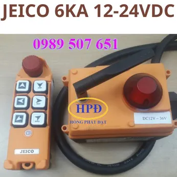 Điều khiển từ xa Jecico 6KA 12-24V DC