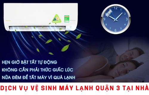 Dịch vụ vệ sinh máy lạnh quận 3 chuyên nghiệp giá rẻ
