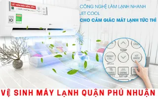 Dịch vụ vệ sinh máy lạnh quận Phú Nhuận
