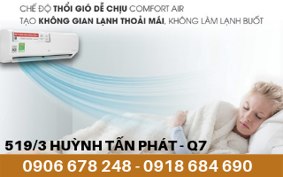Vệ sinh máy lạnh quận 7 tại nhà