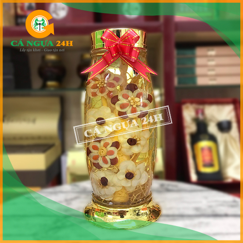 Bình Rượu Nhân Sâm Hàn Quốc Tỉa Hoa Mai 3,5 Lít Bình Rượu Nhân Sâm Hàn Quốc Tỉa Hoa Mai 3,5 Lít