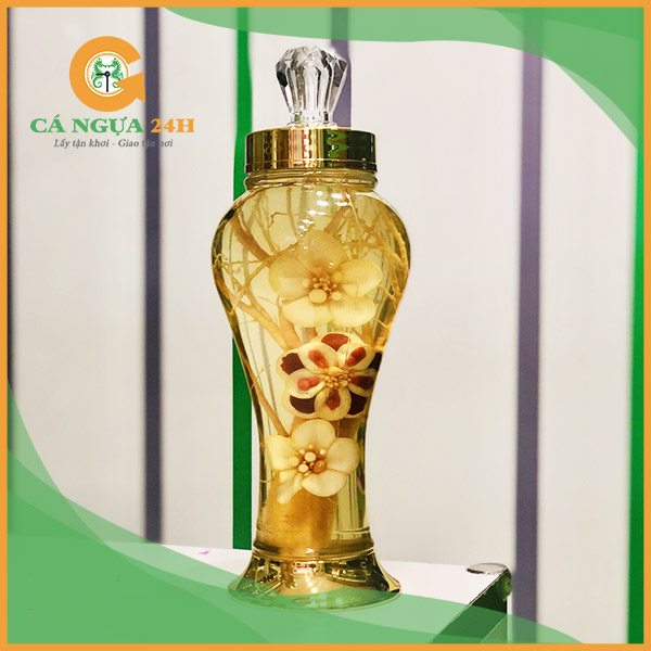 Rượu sâm Hàn Quốc tỉa hoa mai - 01 Rượu sâm Hàn Quốc tỉa hoa mai - 01