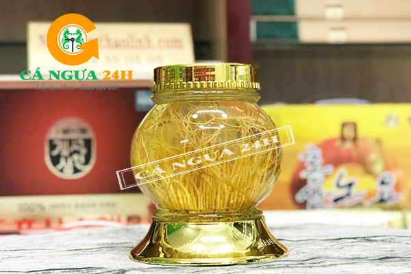 Mặt Sau Bình Rượu Hoa Sâm Kỷ Tử Táo Đỏ Tại Cá Ngựa 24h Mặt Sau Bình Rượu Hoa Sâm Kỷ Tử Táo Đỏ Tại Cá Ngựa 24h