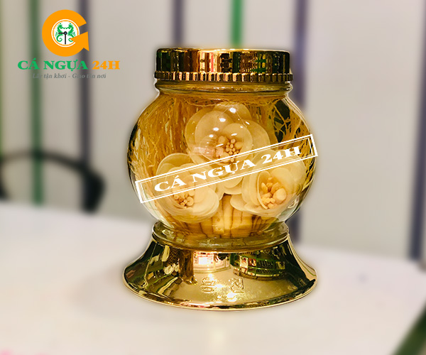 Bình Rượu Nhân Sâm Tỉa Hoa, Món Quà Độc Đáo, Sang Trọng Bình Rượu Nhân Sâm Tỉa Hoa, Món Quà Độc Đáo, Sang Trọng