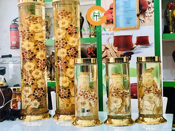 Bình hoa sâm tỉa hoa nghệ thuật (Mẫu Phúc Lộc Thọ Tỉa Hoa) Bình hoa sâm tỉa hoa nghệ thuật (Mẫu Phúc Lộc Thọ Tỉa Hoa)