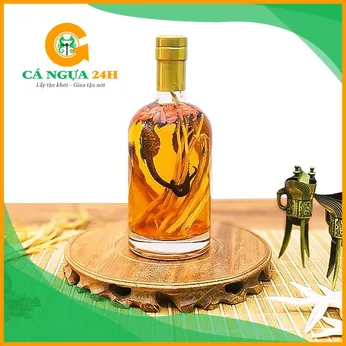 Bình Rượu Cá Ngựa 0,5 Lít - Mẫu 01