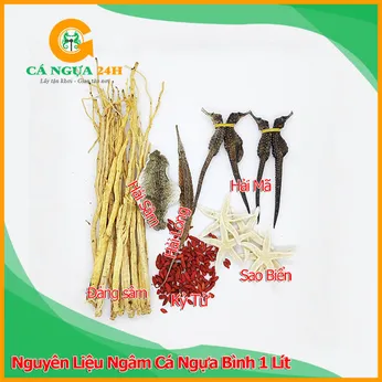 Combo 1 Lít Ngâm Rượu Cá Ngựa Tiêu Chuẩn