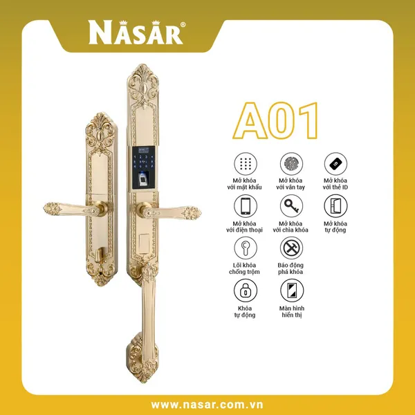 Nasar Smart Lock A01 Cao cấp