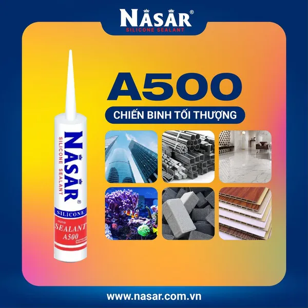 Keo Nasar Silicone  A500 - 24 chai/thùng
