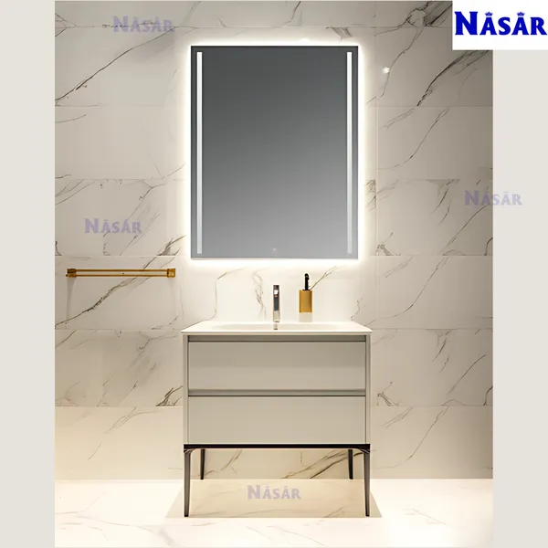 Dòng Tủ Lavabo Chân Đứng CK5003 (80cm, 1m, 1m2) Phong Cách Tối Giản
