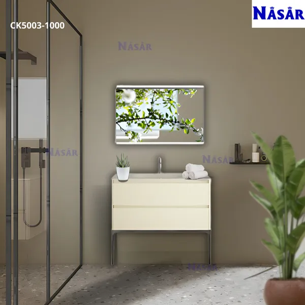 Dòng Tủ Lavabo Chân Đứng CK5003 (80cm, 1m, 1m2) Phong Cách Tối Giản