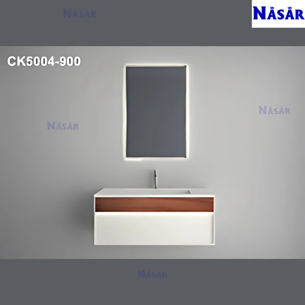 Dòng Tủ Lavabo Hiện Đại CK5004  (từ 80cm đến 1.6m)