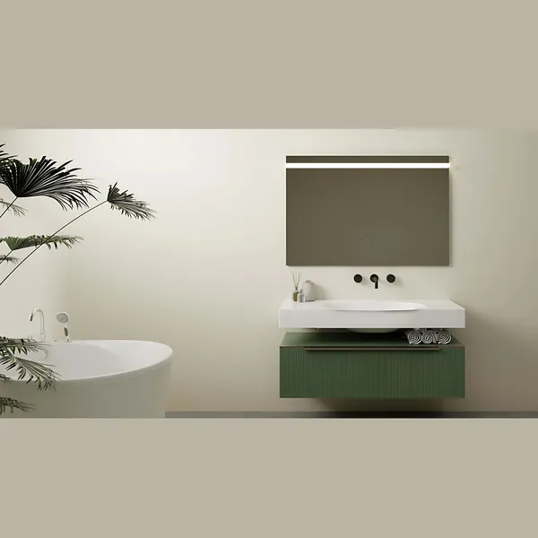 Dòng Tủ Lavabo Thiết Kế CK4011 (1m, 1m2) - 2 Màu Xanh & Đen