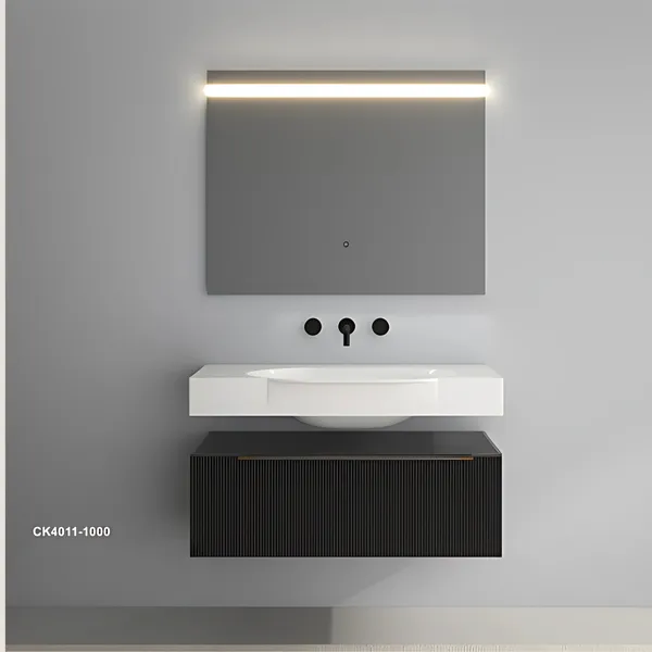Dòng Tủ Lavabo Thiết Kế CK4011 (1m, 1m2) - 2 Màu Xanh & Đen