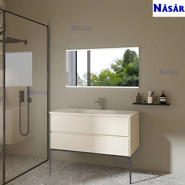 Dòng Tủ Lavabo Chân Đứng CK5003 (80cm, 1m, 1m2) Phong Cách Tối Giản
