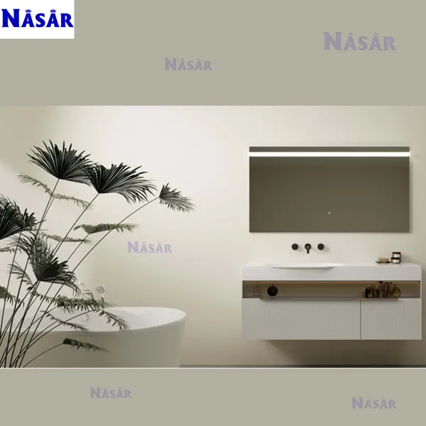 Tủ Lavabo Hiện Đại CK4010 (1m, 1m2, 1m5) Có Đèn LED