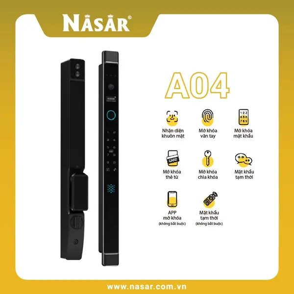 Nasar Smart Lock A04 cao cấp