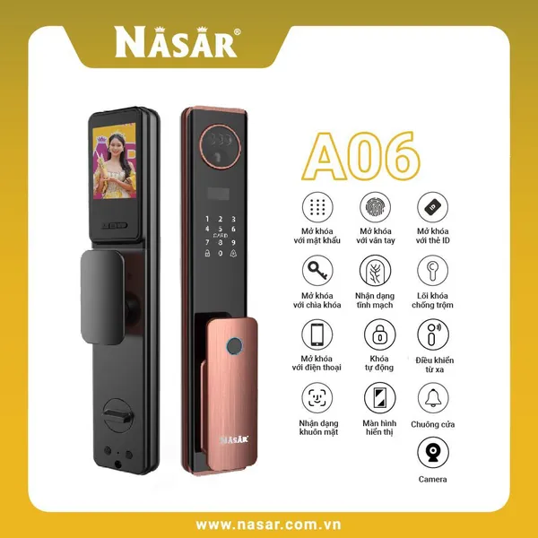 Nasar Smart Lock A06 Cao Cấp