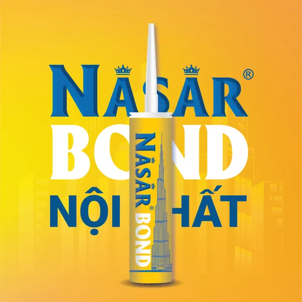 Nasar Bond B - Keo nội thất - 24 chai/thùng