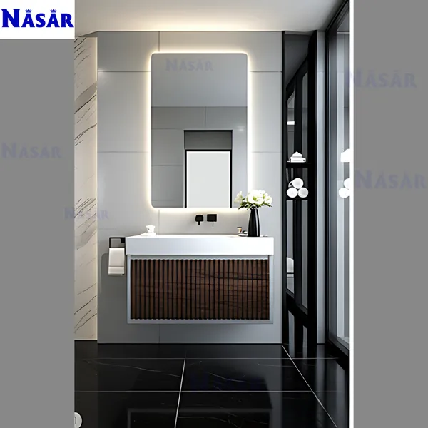 Tủ Lavabo Mini Nan Gỗ CK5006-900 (90cm) Cao Cấp