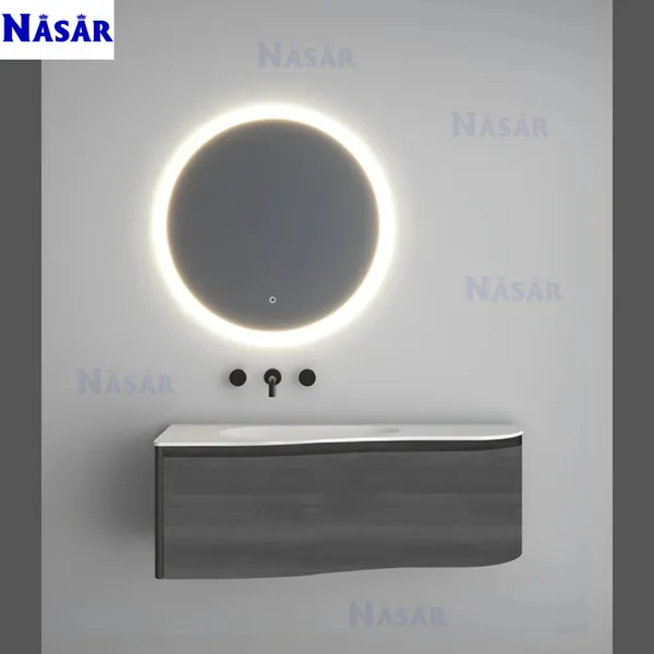 Bộ Tủ Lavabo Treo Tường Gọn Gàng Kèm Gương LED CK5002-1200 (1.2m)